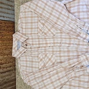 Rough Stock Panhandle Slim Western pearl snap dress shirt Men's XL